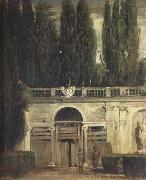 Diego Velazquez Villa Medici in Rome (Facade of the Grotto-Logia) (df01) oil painting